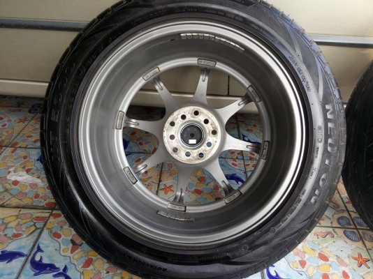 ce28 ขอบ 17 ใส่รถ 5 รู พร้อมยางปี 15 ดอกล้นๆ