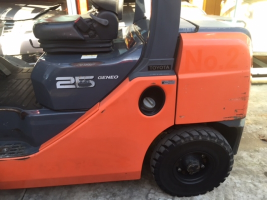 แท้นำเข้าจากญี่ปุ่น TOYOTA 52-8FD25 ,617 ชั่วโมง, เครื่องยนต์ดีเซล 3Z ,งาปรับยืดออกได้ 2.0 m, เสายกสูง 6.5 เมตร , รถนำเข้าแท้จากญี่ปุ่น 100\% แท้นำเข้าจากญี่ปุ่น TOYOTA 52-8FD25 ,617 ชั่วโมง, เครื่องยนต์ดีเซล 3Z ,งาปรับยืดออกได้ 2.0 m, เสายกสูง 6.5 เมตร , รถนำเข้าแท้จากญี่ปุ่น 100\%