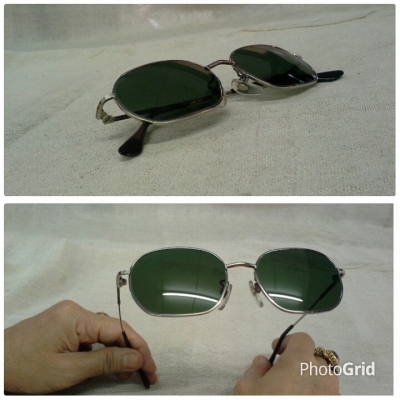 แว่นตาไททาเนียมบริสุทธิ์  Vintage HOYA handmade in Japan