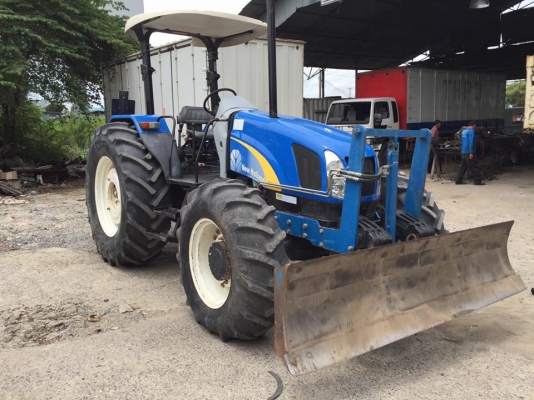 New Holland T5060 2เพลา 106แรง ITALY ปี2013 ผานดัน กับผาน4 ออกศูนย์ 890,000 086-6642-442