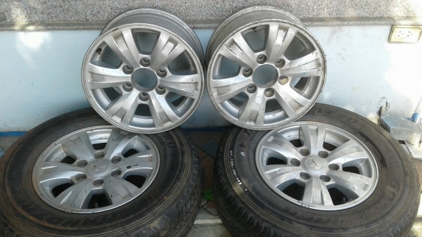ล้อแม็กซ์ 4 เส้น Mitsubishi Triton 6 รู ขอบ 16"