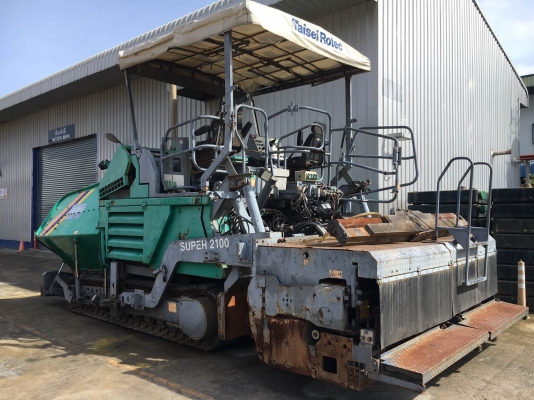 Vogele S2100 รถปูยาง 9 เมตร ปี2002 นำเข้าจากญี่ปุ่น โทร. 080-6565422 (หนิง)