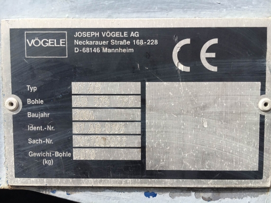 Vogele S2100 รถปูยาง 9 เมตร ปี2002 นำเข้าจากญี่ปุ่น โทร. 080-6565422 (หนิง)