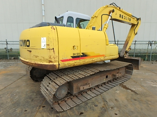 Sumitomo SH120-A3 รุ่นยอดนิยม เครื่อง4BG1 ปั้มK3V แทรค70ซม ระบบไฟฟ้าครบ