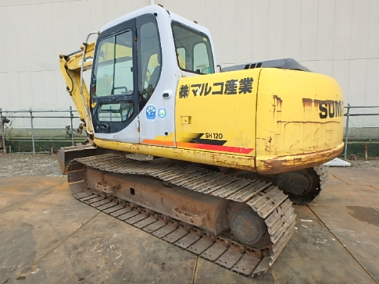 Sumitomo SH120-A3 รุ่นยอดนิยม เครื่อง4BG1 ปั้มK3V แทรค70ซม ระบบไฟฟ้าครบ