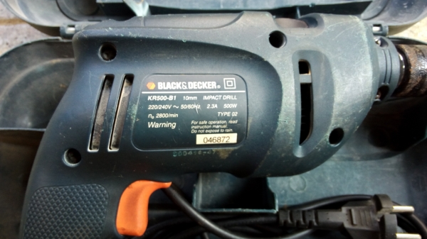 ขายสว่าน 10 MM. Black&amp;Decker KR 500 B1