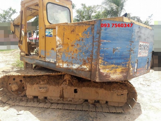 ขาย รถแบคโฮติดหัวคีบไม้ Komatsu 120-1 ขาย รถแบคโฮติดหัวคีบไม้ Komatsu 120-1