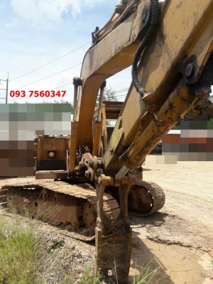 ขาย รถแบคโฮติดหัวคีบไม้ Komatsu 120-1 ขาย รถแบคโฮติดหัวคีบไม้ Komatsu 120-1