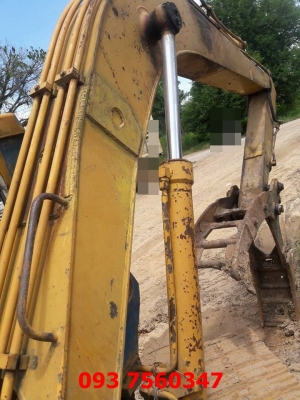 ขาย รถแบคโฮติดหัวคีบไม้ Komatsu 120-1 ขาย รถแบคโฮติดหัวคีบไม้ Komatsu 120-1