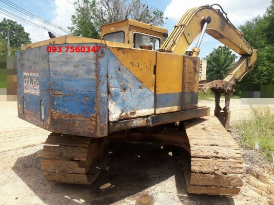 ขาย รถแบคโฮติดหัวคีบไม้ Komatsu 120-1 ขาย รถแบคโฮติดหัวคีบไม้ Komatsu 120-1
