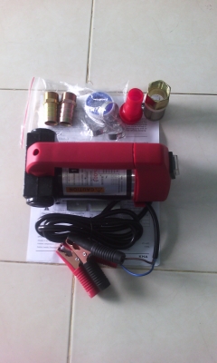 ปั๊มดูดน้ำมันดีเซลแบตเตอร์รี่เติมแบคโฮ