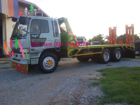 ขายสิบล้อเทเลอร์ HINO 3H เครื่องเดิม 195 แรง 2 เพลา ปี 40 หางเทเลอร์ต่อใหม่ ยางดี แอร์ แชสซีสวย ทะเบียนพร้อม ขายสิบล้อเทเลอร์ HINO 3H เครื่องเดิม 195 แรง 2 เพลา ปี 40 หางเทเลอร์ต่อใหม่ ยางดี แอร์ แชสซีสวย ทะเบียนพร้อม