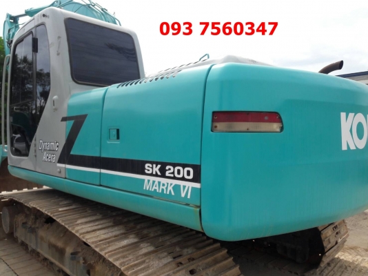 ขายรถแบคโฮ KOBELCO SK200 MARK 6 YN 07 ขายรถแบคโฮ KOBELCO SK200 MARK 6 YN 07