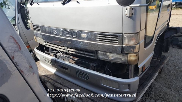 FROM JAPANหัวเก๋งรถบรรทุก6ล้อกลาง CABIN ISUZU NPR66P/หัวปิ๊บ* (รุ่นยกหัวได้/มีแหนบ/มีคัสซี)ราคาเพียง 69,000 บาท