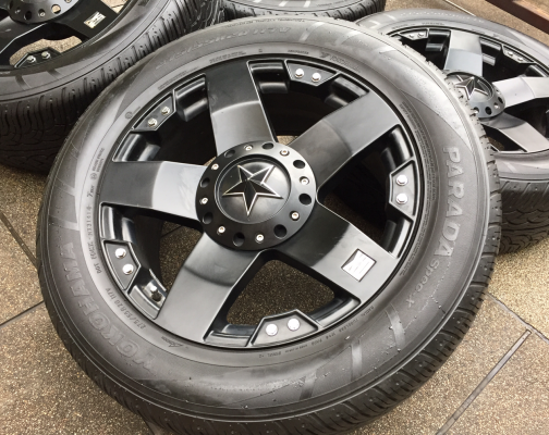 ล้อ XD Rockstar ขอบ20 สภาพสวย ไม่มีซ่อม พร้อมยาง Yokohama 275 55 20 ปี14 ดอกเต็ม ใช้กันยาว ราคาไม่แพง