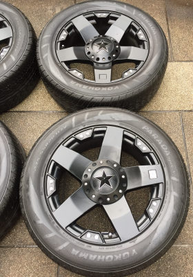 ล้อ XD Rockstar ขอบ20 สภาพสวย ไม่มีซ่อม พร้อมยาง Yokohama 275 55 20 ปี14 ดอกเต็ม ใช้กันยาว ราคาไม่แพง