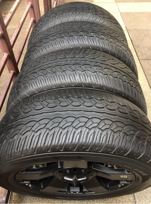 ล้อ XD Rockstar ขอบ20 สภาพสวย ไม่มีซ่อม พร้อมยาง Yokohama 275 55 20 ปี14 ดอกเต็ม ใช้กันยาว ราคาไม่แพง