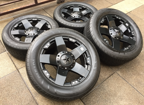 ล้อ XD Rockstar ขอบ20 สภาพสวย ไม่มีซ่อม พร้อมยาง Yokohama 275 55 20 ปี14 ดอกเต็ม ใช้กันยาว ราคาไม่แพง