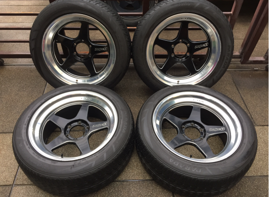 ล้อ Lenso Project D ขอบ20 สภาพสวย ไม่มีซ่อม พร้อมยาง 265 50 20 ปี13 ดอกเต็ม ใช้กันยาว ราคาไม่แพง