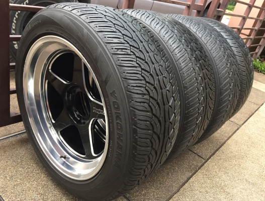 ล้อ Lenso Project D ขอบ20 สภาพสวย ไม่มีซ่อม พร้อมยาง 265 50 20 ปี13 ดอกเต็ม ใช้กันยาว ราคาไม่แพง