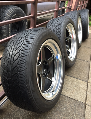 ล้อ Lenso Project D ขอบ20 สภาพสวย ไม่มีซ่อม พร้อมยาง 265 50 20 ปี13 ดอกเต็ม ใช้กันยาว ราคาไม่แพง