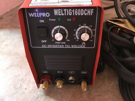 ขายเครื่องเชื่อม welpro tig160 ใช้น้อยมีประกันศูนย์ 7800 บาท