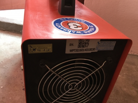 ขายเครื่องเชื่อม welpro tig160 ใช้น้อยมีประกันศูนย์ 7800 บาท
