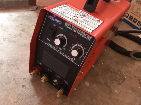 ขายเครื่องเชื่อม welpro tig160 ใช้น้อยมีประกันศูนย์ 7800 บาท