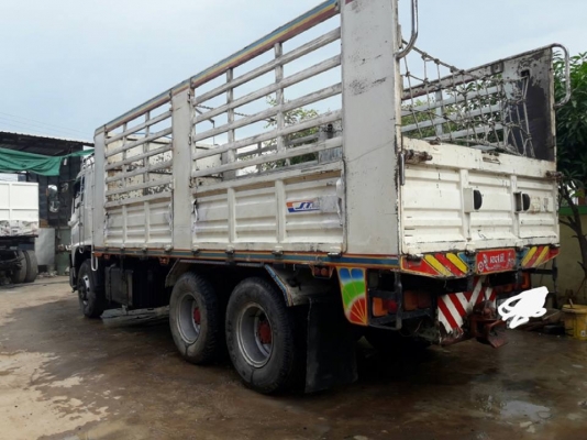 ขายรถบรรทุกสิบล้อ HINO เครื่อง 260 แรง 2 เพลา ปี 47 กระบะเหล็กไม่ดัมพ์ มีระบบลากพ่วง ทะเบียนพร้อม