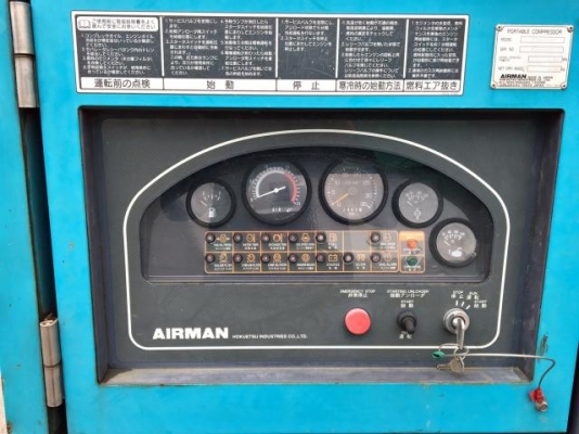 AIRMAN PDSG820S HIGH PRESSURE เก่ง เครื่องจักรนำเข้า 0859049669
