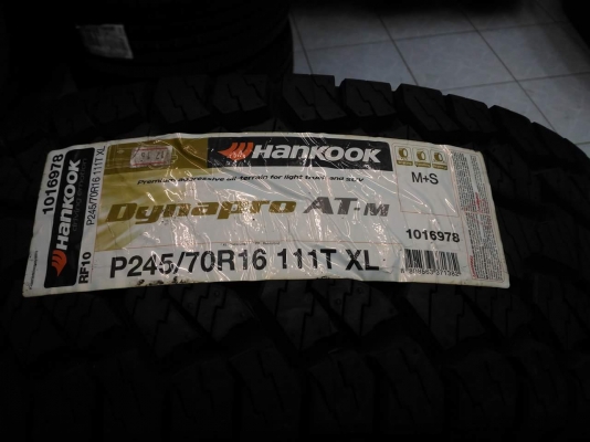 ล้อแม็กป้ายแดง D-max Blue Power ขอบ 16 คู่ยางใหม่ Hankook AT-M  245 70 16 ปี 2016 ทั้งชุด 17,500.- เทิร์นได้ ใส่ฟรี ส่งทั่วไทยค่ะ