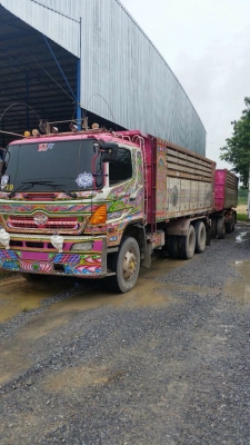 Hino เครื่อง 344 แรง แม่ลูก ปี 53 ดัมพ์มิเนียมอู่เอสที ลูก 3 เพลาแท้ แชสซีดี เครื่องดี ยางต้องเปลี่ยน ทะเบียนพร้อม