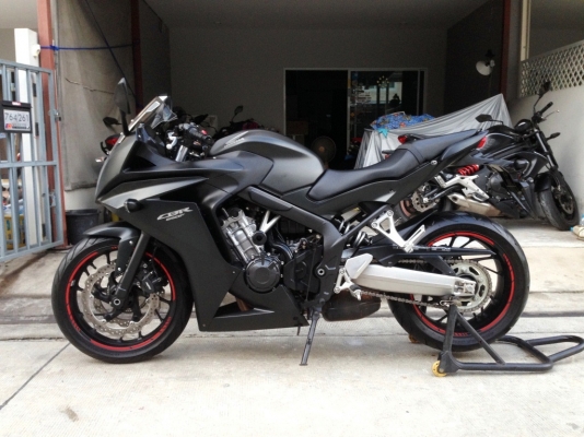 ((ดาวน์45000)) ขาย CBR650f ปี2014 วิ่งน้อย สภาพดี ราคา 245000 บาท(รับเทริ์น)