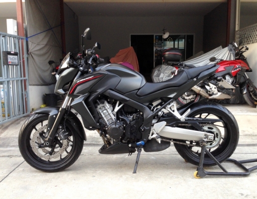 ((ดาวน์ 35000 )) ขาย CB650f ปี2014 สีดำ ไม่ล้ม ไม่แปะ ราคา235000บาท(รับเทริ์น)