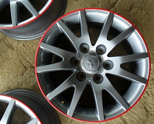 แม็กกระบะซิ่งขอบ17  เอนไกแท้ 6รู139 (4วง8,500) สีเทากัล