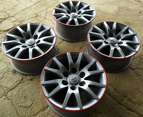 แม็กกระบะซิ่งขอบ17  เอนไกแท้ 6รู139 (4วง8,500) สีเทากัล