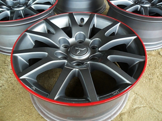 แม็กกระบะซิ่งขอบ17  เอนไกแท้ 6รู139 (4วง8,500) สีเทากัล