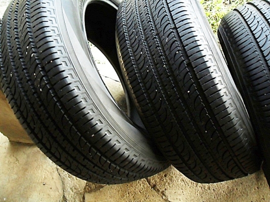 ยางขอบ18 โยโกฮาม่า 235-60-R18 ลงพื้นปี14 (4เส้น4,500) ดอกหนา1 ซม.