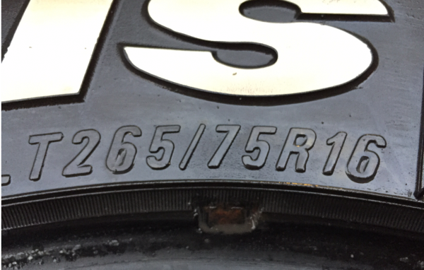 ยาง Mud Maxxis 265 75 16 ปี12 พร้อมใช้งาน ราคาไม่แพง