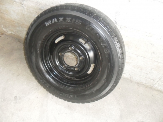 ล้อกะทะ 16นิ้ว 5รู TATA พร้อมยาง มี 1 ล้อ ล้อกะทะ 16นิ้ว 5รู TATA พร้อมยาง มี 1 ล้อ