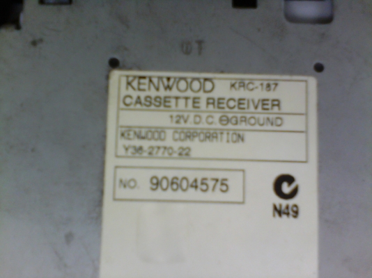 ขายวิทยุรถยนต์ KENWOOD เพียง 500.- ครับ .... ขายวิทยุรถยนต์ KENWOOD เพียง 500.- ครับ ....