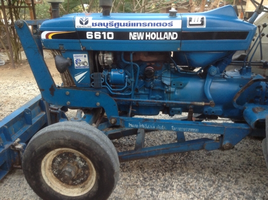 แทรกเตอร์ FORD 6610  เต็มตัว..ใบมีดดันหน้าไคเฮ็งหลี ผาน 7 CMT ชลบุรีเมืองทอง