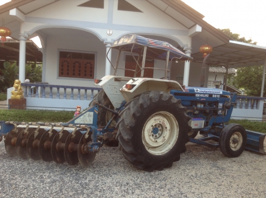 แทรกเตอร์ FORD 6610  เต็มตัว..ใบมีดดันหน้าไคเฮ็งหลี ผาน 7 CMT ชลบุรีเมืองทอง