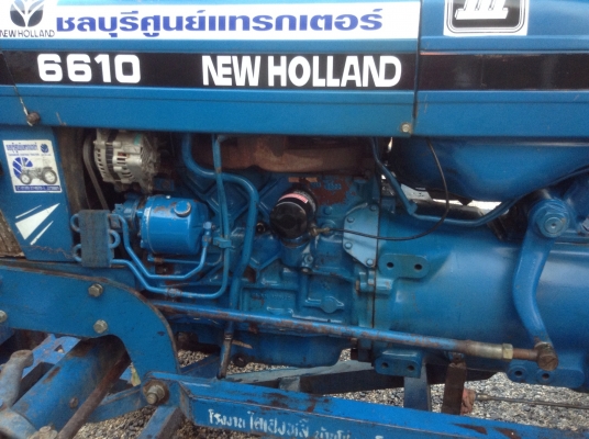 แทรกเตอร์ FORD 6610  เต็มตัว..ใบมีดดันหน้าไคเฮ็งหลี ผาน 7 CMT ชลบุรีเมืองทอง