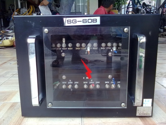 มอแปลงไฟ SG-608 ไฟเข้า 345-405 ไฟออก 190-210 ไฟ 3 เฟต มอแปลงไฟ SG-608 ไฟเข้า 345-405 ไฟออก 190-210 ไฟ 3 เฟต