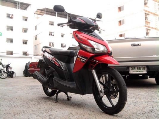 ขออนุญาติขาย Honda Click Combi Brake มือเดียว สีแดงดำ ล้อแม็ก