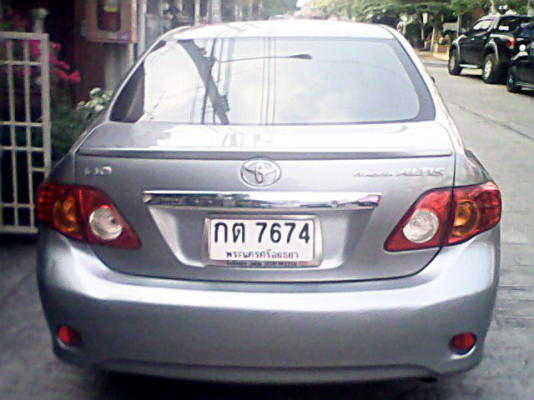 ขาย Toyota Altis ปี 08 ติดแก๊ส LPG