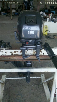 ขายเครื่อง Yamaha 15 แรงม้า หางสั้น หัวมน แน่นๆงามๆครับ