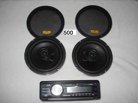 ขายเครื่องเล่นวิทยุ CD พร้อมลำโพง กลางแหลม