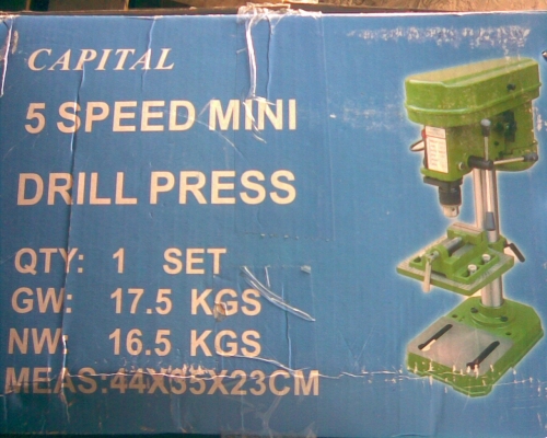 สว่านแท่น ตัวเล็ก ขนาด 13 มิล 5 สปีด